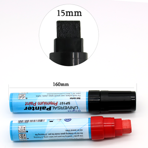 Sipa Sp107/Sp406 15Mm Jumbo Vĩnh Viễn Sơn Bút Đánh Dấu Không Thấm Nước Dày Thùng Nib Với Bàn Chải Phẳng <span class=keywords><strong>Tip</strong></span> Cho Công Nghiệp Sử Dụng - Product Image 2