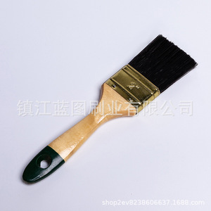 Pinceles Planos para Pintar con Mango de Madera, Fibra Sintética de PET, 12-20mm, Origen Zhenjiang, para Pintura, Pincelado y Limpieza - Product Image 5