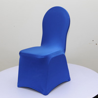Housse de chaise pliante en spandex extensible, housse de chaise universelle ajustée, protection pour mariage