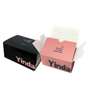 Custom Colorful Tear Strip Zipper <b>Shipping</b> <b>Boxes</b> with Easy Peel Tape Made of Corrugated Paper - Product Image 4