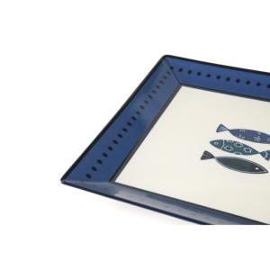 Set di 6 Piatti da Cena in Ceramica Excelsa Ocean 24x2.5x24 Cm Multicolore - Product Image 3