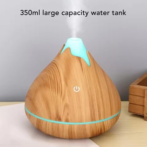 USB Aroma Oil Diffuser Wood Electric <b>Humidifier</b> Ultrasonic Air <b>Humidifier</b> Mini Aromatherapy LED Light Mist Maker for Home - Product Image 2