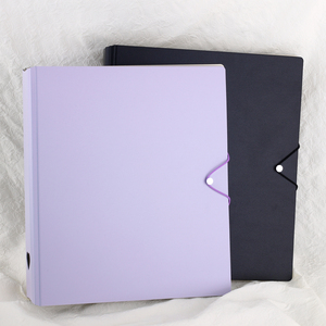 A4 9 Bolsillo 25 hojas PP mangas PVC Álbum DE FOTOS Diseño elegante Organizador personal Carpeta 3 pulgadas Mini Carpeta de fotos - Product Image 4