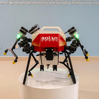 Drone agricole professionnel avec pulvérisateur de pesticides pour l'application d'engrais de culture dans le pulvérisateur de drone UAV agricole