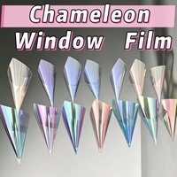 Film de protection pour fenêtres Chameleon, film teinté pour fenêtres, film de sécurité en céramique, film pour fenêtres de voiture PET 2,5 mil, garantie 5 ans, rejet UV à 99%