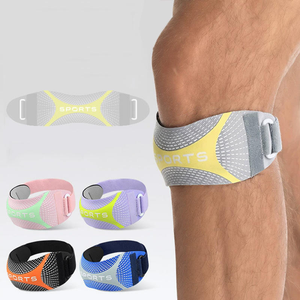 Genouillères de protection rotulienne en nylon et coton pour le basketball, la course à pied, la protection du ménisque, avec compression renforcée et absorption des chocs pour la gym - Product Image 1