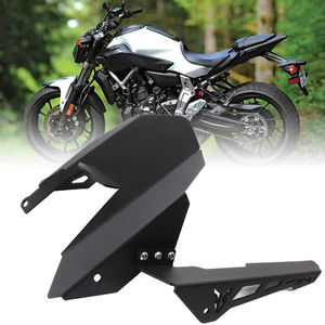 Garde-boue de roue arrière de moto, surface lisse, en alliage d'aluminium noir, remplacement pour <span class=keywords><strong>MT</strong></span>-<span class=keywords><strong>07</strong></span> Moto <span class=keywords><strong>Cage</strong></span> 2015-2017 - Product Image 5
