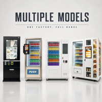 Distributeur automatique intelligent avec écran LCD personnalisé et vérification d'identité, pour aliments et boissons