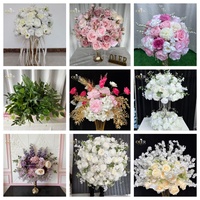 Roses, pivoines, renoncules et lotus en soie blanche réalistes OLER, faits à la main, pour la scène, les allées, les fournitures de fleuristes, doux, pour la fête des mères, Noël
