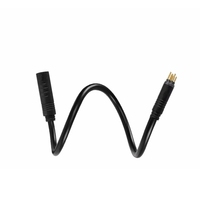 Câble d'extension de moteur de vélo électrique 9 pouces 40 cm 400 mm, câble d'extension de moteur de vélo électrique mâle-femelle pour pièces de vélo