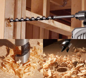 SDS Plus Shank สว่านเจาะไม้,สำหรับเจาะรูทำความสะอาดล้ำลึกทำจากไม้ - Product Image 3