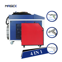 Bon prix 4 en 1 6kw machine de soudage laser soudures 4 fibres de fil 3000w Machine de soudage laser