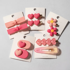 Accessorio per Capelli a Forma di Cuore con Farfalla in Resina Stile Coreano di Tendenza Vendita all'Ingrosso Moda per Donne Decorazione per Capelli 5cm - Product Image 2