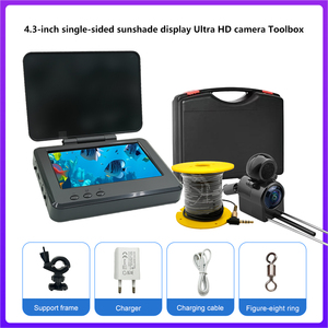 Caméra de pêche <span class=keywords><strong>sous</strong></span>-marine professionnelle avec lumière LED infrarouge, 4,3 pouces, 20 m, étanche IP68, détecteur de poissons en haute mer, cadeau de pêche - Product Image 5