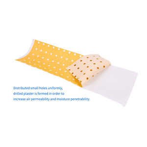Pansement adhésif en coton chirurgical perforé, pansement adhésif à ouvertures, pansement pour plaies, pansement en <span class=keywords><strong>oxyde</strong></span> <span class=keywords><strong>de</strong></span> <span class=keywords><strong>zinc</strong></span>, certifié CE/ISO - Product Image 4