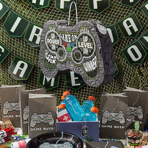 UNK personalizado cumpleaños Gamer tema Fiesta suministros controlador de videojuegos piñatas mexicanas al por mayor Baby Shower niños Piñata - Product Image 5