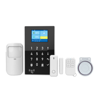 Système d'alarme de sécurité intelligent pour la maison 2022 avec application Tuya, WIFI, GSM, alarme anti-intrusion pour usage intérieur, accès aux portes, alimenté par batterie
