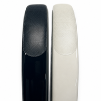 Protector de Marco para Raqueta de Pádel, TPU, Transparente, con Patrón de Rejilla, Película Protectora de Bordes Desprendible, Sin Residuos, para Jugadores de Pádel