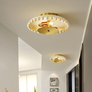 French-Style <b>Light</b> Luxury Balcony <b>Ceiling</b> <b>Light</b> Nordic Cream-Themed Hallway/Entrance <b>Light</b> Designer-Created Lighting - Product Image 4