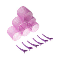 Bigoudis auto-agrippants sans chaleur pour coiffure, outils de coiffage adhésifs, rouleaux à cheveux auto-agrippants, vente chaude