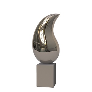 Sculpture de mangue en acier inoxydable pour artisanat d'affichage hautement poli - Product Image 3