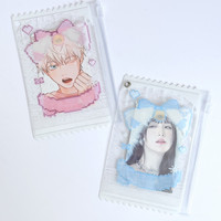 Porte-carte photo personnalisé GOSS, pochette porte-clés transparente, pochette zippée en PVC pour cartes photo, pour articles Kpop