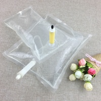 Sac en plastique liquide pour shampoing, gel douche, savon liquide pour les mains, 3L, avec pompe à pression et distributeur