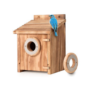 Maisons à oiseaux pour l'extérieur avec garde prédateur en métal Maison à oiseaux pour <span class=keywords><strong>Bluebird</strong></span> Finch Wren Cardinals, maisons <span class=keywords><strong>Bluebird</strong></span> - Product Image 1