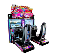 Machine d'arcade électronique Banana Land Machine de jeu d'arcade de voiture de course 3D Machine d'arcade de course