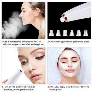 Aparato eléctrico para el cuidado de la piel, limpieza de nariz Facial, eliminación de exfoliación de cabeza negra, limpiador de poros, succión de comedón al vacío, removedor de espinillas - Product Image 6