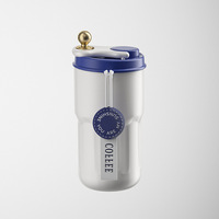 Mug de voyage en acier inoxydable de haute qualité 420 ml Deux styles (option d'affichage de la température) Isolation thermique de 6 à 12 heures Tasse isotherme