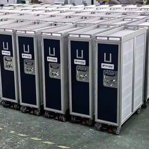 स्टाइलिश और टिकाऊ दर्जी-निर्मित विमान सेवा ट्रॉली: अनुकूलन ऊंचाई, घर और कार्यालय भंडारण के लिए - Product Image 3