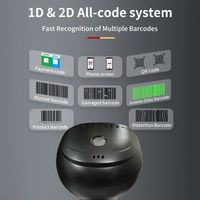 Escáner de Mano HC-708 1D 2D para Códigos QR, Lector de Códigos de Barras para Inventario y Tiendas