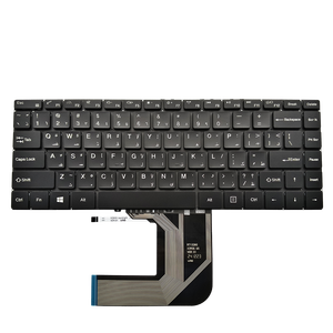 Teclado de ordenador portátil retroiluminado árabe AR para <span class=keywords><strong>BMAX</strong></span> MaxBook <span class=keywords><strong>Y13</strong></span> MB30010010 RT132HS X390G teclado de repuesto nuevo negro Venta caliente - Product Image 1