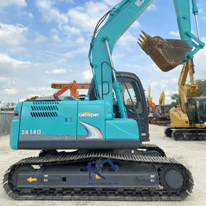 Excavadora de cadenas usada Kobelco SK140 de 14 toneladas con componente de motor principal, 600-700 horas, incluye informe e inspección de video. - Product Image 3