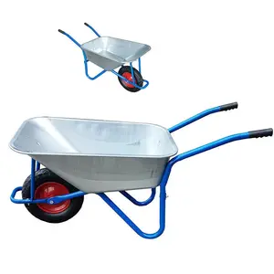 Hot Sale Garden Construction Wheel Barrow With 45L 13 Inch 3.25-8 Pneumatic Wheel Wheelbarrow