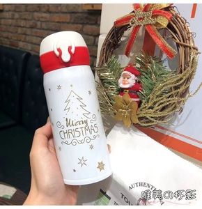 Nieuwe Kerst <span class=keywords><strong>Thermos</strong></span> 304 Cartoon Schattig Uiterlijk Niveau Kerst Cadeau Nieuwjaar Kinderen Roestvrij Staal Thermosfles - Product Image 3