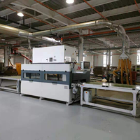 Ligne de production entièrement automatique de portes en bois JYC haute fréquence avec moteur, facile à utiliser, puissance 10KW/20KW