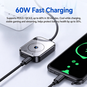 <b>Type</b>-<b>C</b> Audio Adapter, 2-in-1 Dual <b>Type</b>-<b>C</b> Splitter for Headphone & Charging, <b>Type</b> <b>C</b> to Dual USB <b>C</b> Audio Charger Converter for Pho - Product Image 3