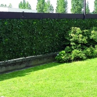 Panneau de clôture artificielle 3D pour jardin, avec feuillage de haie et mur de 3m, pour une intimité optimale