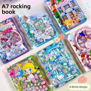 Carnet d'étudiant A7 à feuilles mobiles, motif dessin animé original, design 'Shake' mignon et esthétique 'Cœur <span class=keywords><strong>de</strong></span> fille', thème anime - Product Image 3