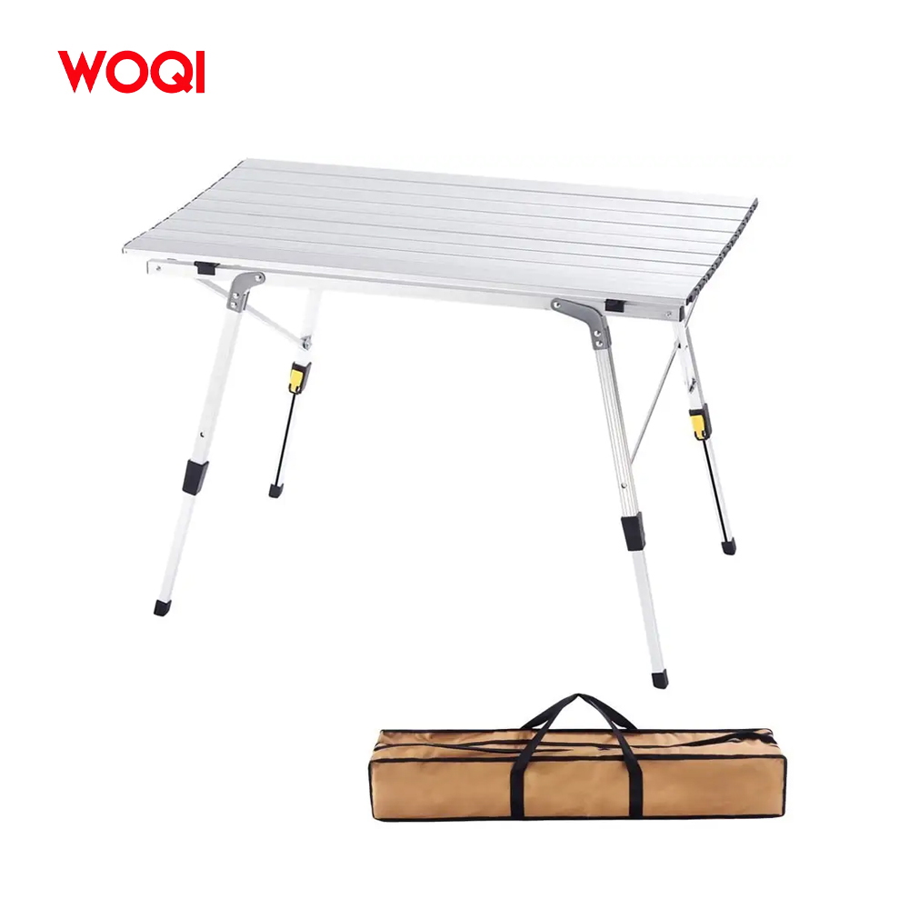 Распродажа, складной стол для кемпинга Woqi, регулируемый алюминиевый стол с регулируемой высотой, складной стол, переносные складные столы для кемпинга
