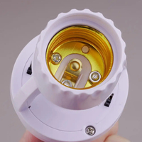 Support de lampe à détecteur de mouvement PIR E27, adaptateur de douille d'ampoule intelligente, allumage/extinction automatique, pour porche, escalier, sous-sol