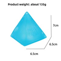 Neues Pyramidenförmiges Gummi-Squishy-Stressabbau-Spielzeug für grenzüberschreitendes Quetschen, Unisex, ab 3 Jahren & Jugendliche
