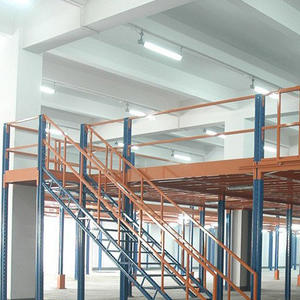 רשת כבדה רב שכונתית נתמכת ברצן עם רצפת מזנין תעשייתי פלדה מחסן תעשייתי רצפה - Product Image 6