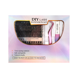 Extensions <span class=keywords><strong>de</strong></span> <span class=keywords><strong>cils</strong></span> naturels épaissis DIY pour le commerce international, faux <span class=keywords><strong>cils</strong></span> en sections, bouquets individuels pour mariages, 30-40 pièces - Product Image 5