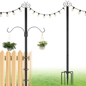 Poteaux d'<span class=keywords><strong>éclairage</strong></span> décoratifs de vacances, lampadaires de jardin extérieurs, utilisés pour accrocher des guirlandes lumineuses colorées dans la <span class=keywords><strong>terrasse</strong></span> de l'arrière-cour - Product Image 1