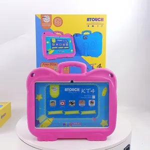 2024 Top 1 Venta 7 pulgadas Android Tablet 1,3 Ghz Quad Core Kids Tablet Pc para aprender con APP y funda gratis