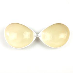 <span class=keywords><strong>Reggiseno</strong></span> <span class=keywords><strong>Senza</strong></span> <span class=keywords><strong>Spalline</strong></span> <span class=keywords><strong>Bianco</strong></span> Puro con Chiusura Frontale, <span class=keywords><strong>Senza</strong></span> Cuciture, Adesivo, Push-up in Spandex/Poliestere per Abito da Sposa - Product Image 5