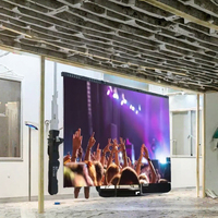 Layar LED Tetap Luar Ruangan P8 IP65 Tahan Air Kecerahan Tinggi Papan Reklame Digital Layar Panggung LED